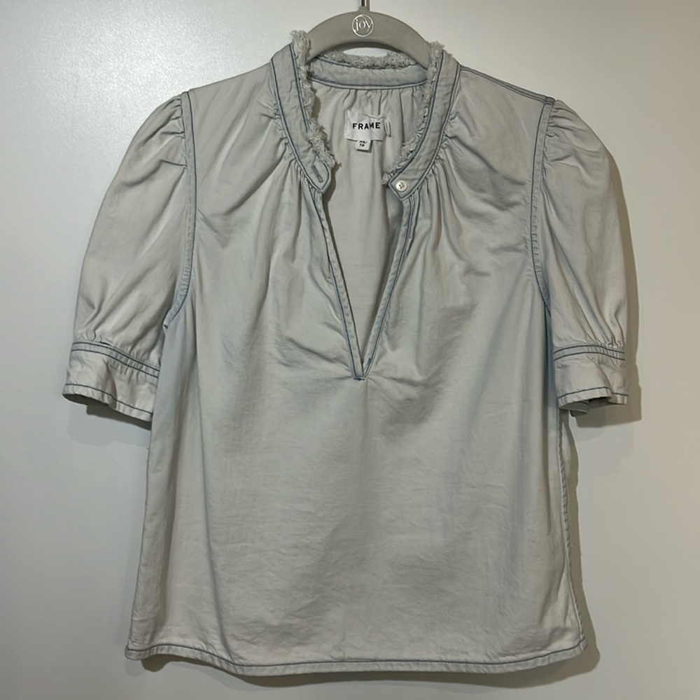 Frame chambray popover